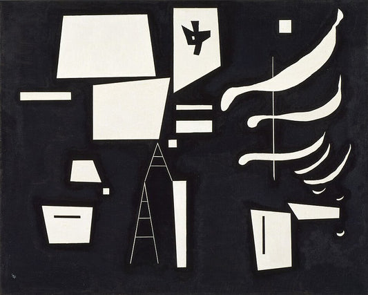 Wassily Kandinsky White - Soft and Hard - Canvas Print