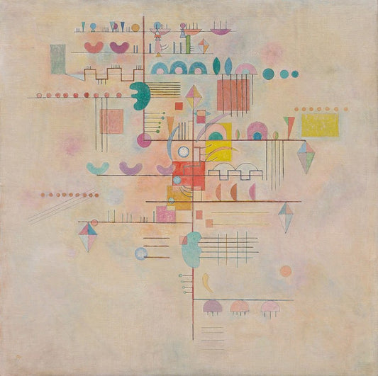 Wassily Kandinsky Graceful Ascent - Canvas Print