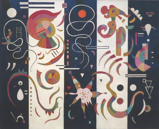 Wassily Kandinsky Striped - Canvas Print