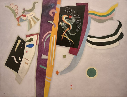 Wassily Kandinsky Orange Violet - Canvas Print
