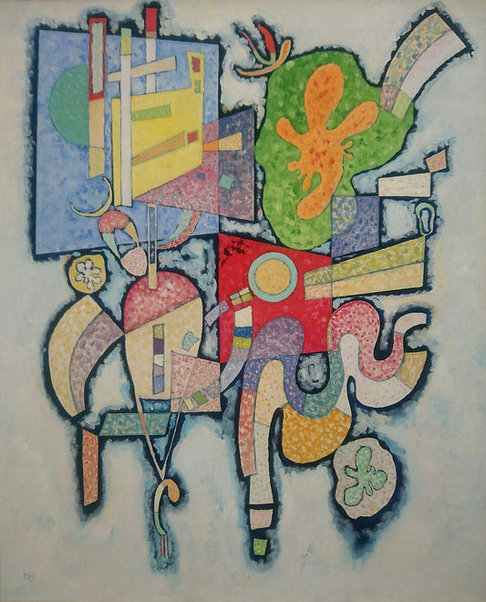 Wassily Kandinsky Complex-Simple - Canvas Print