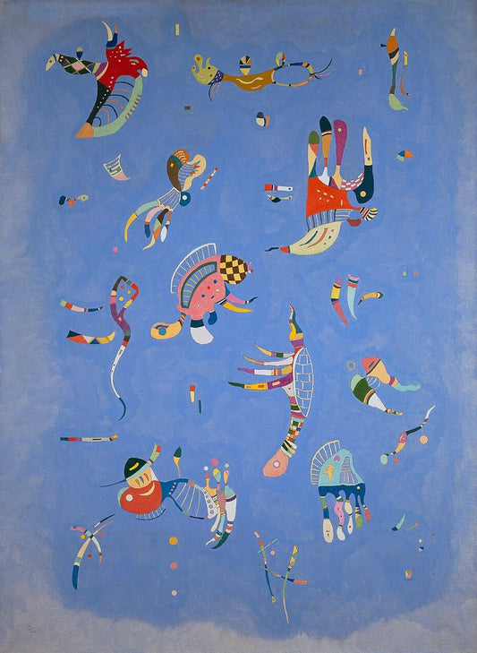 Wassily Kandinsky Sky Blue - Canvas Print