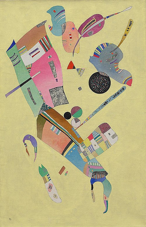 Wassily Kandinsky Moderation - Canvas Print