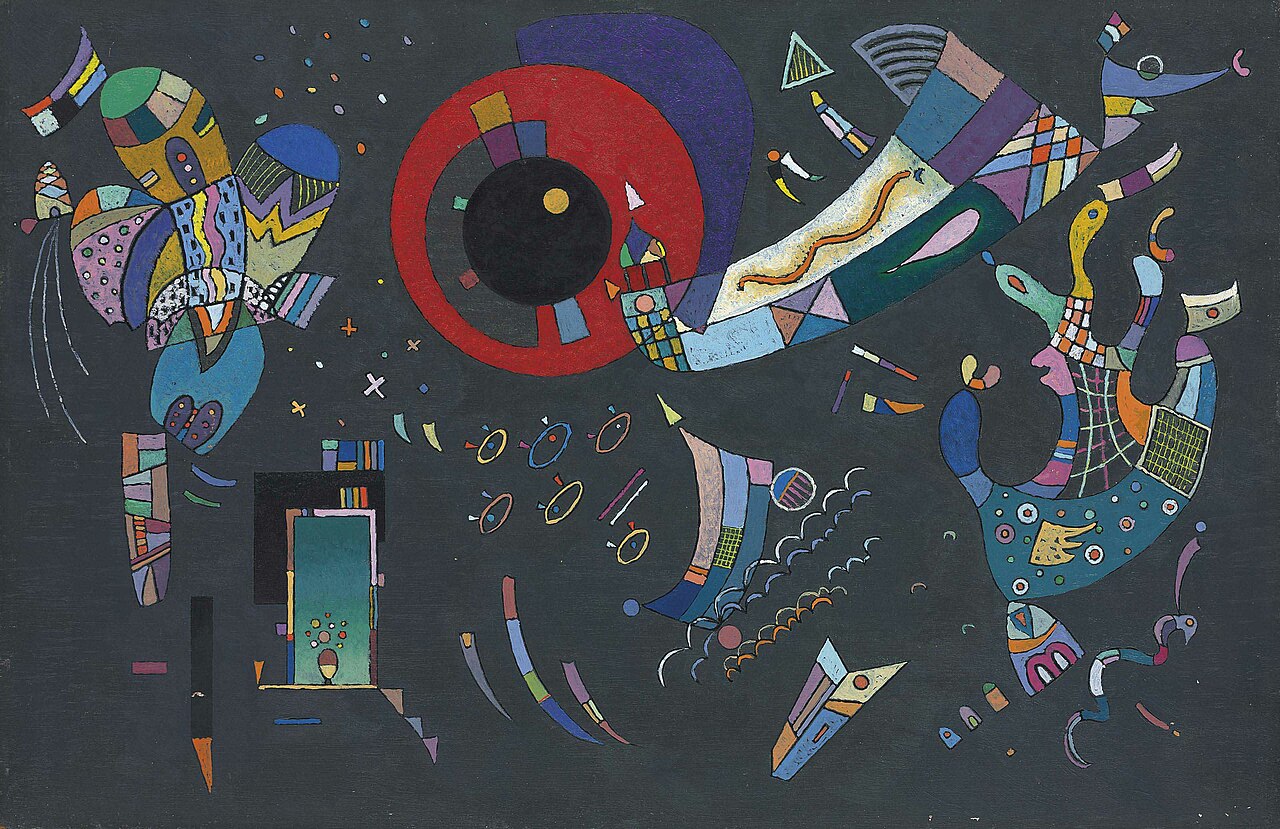 Wassily Kandinsky Around the Circle - Canvas Print