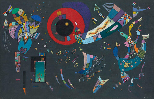 Wassily Kandinsky Around the Circle - Canvas Print