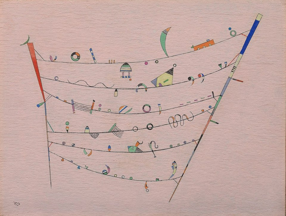 Wassily Kandinsky Little Accents - Canvas Print