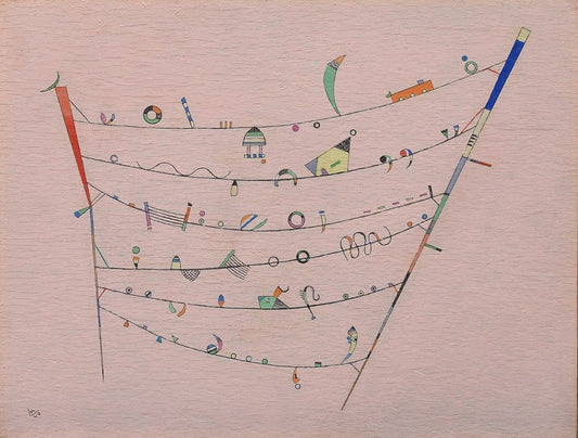Wassily Kandinsky Little Accents - Canvas Print