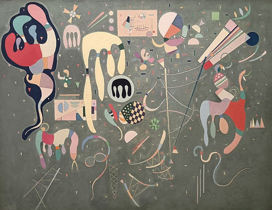 Wassily Kandinsky Various Actions - Canvas Print