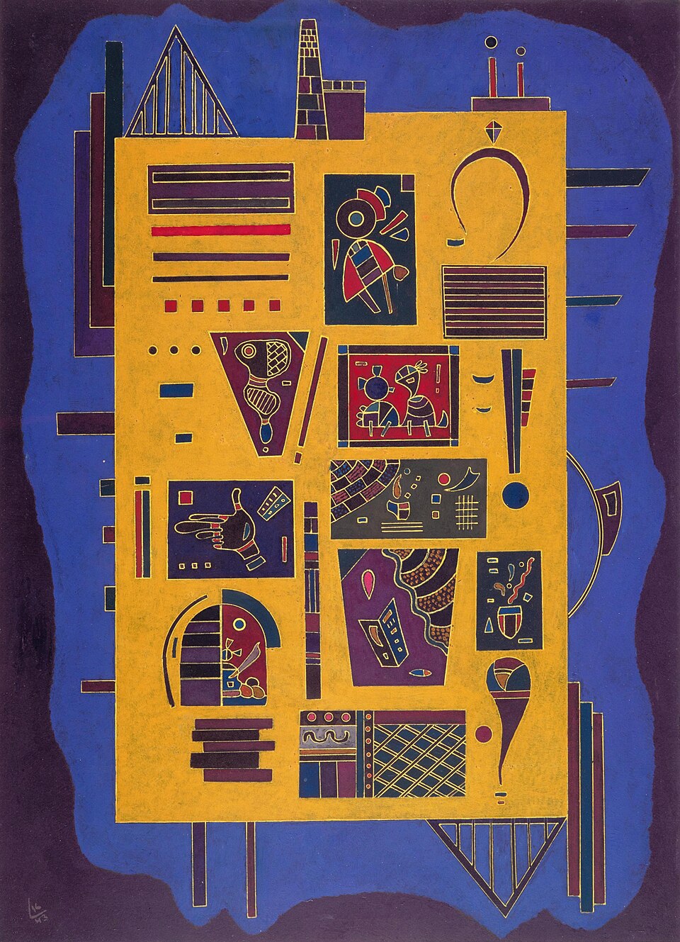 Wassily Kandinsky Conglomerate - Canvas Print