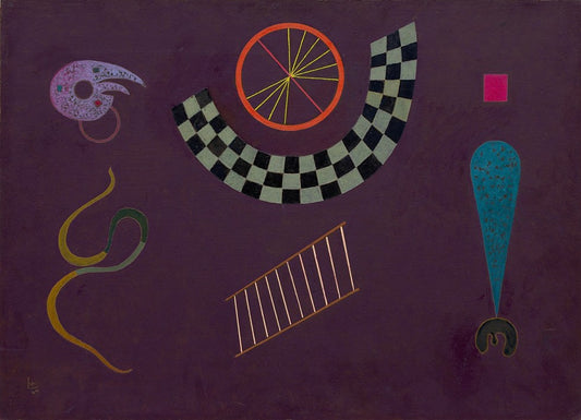 Wassily Kandinsky Ribbon with Squares - Canvas Print