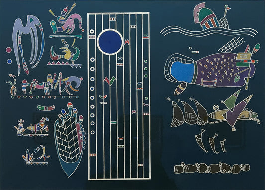 Wassily Kandinsky Unfinished Painting II - Canvas Print