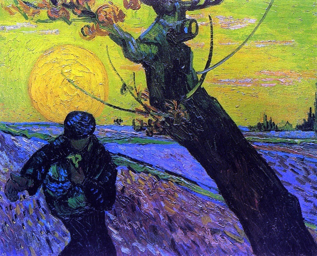  Vincent Van Gogh The Sower - Canvas Print