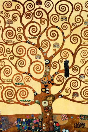  Gustav Klimt A Tree of Life - Canvas Print