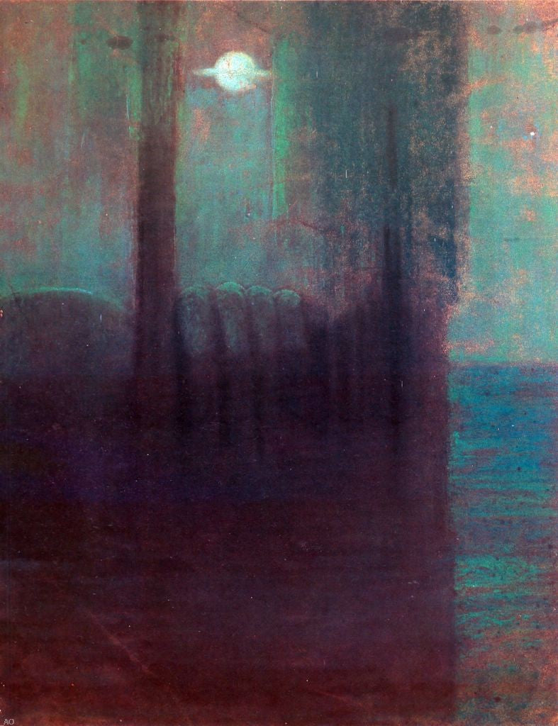  Mikalojus Ciurlionis Night - Canvas Print