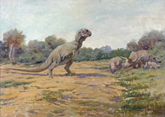 Charles R. Knight Tyrannosaurus Rex - Canvas Print