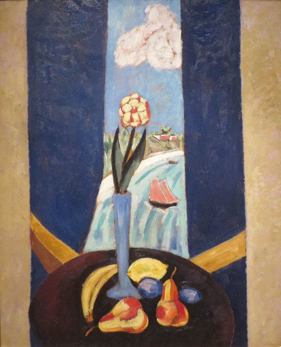 Marsden Hartley A Bermuda Window in a Semi-Tropic Character - Canvas Print