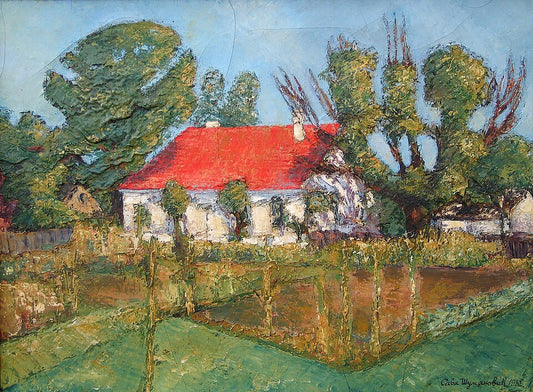 Sava Sumanovic Seoska Kuca - Canvas Print