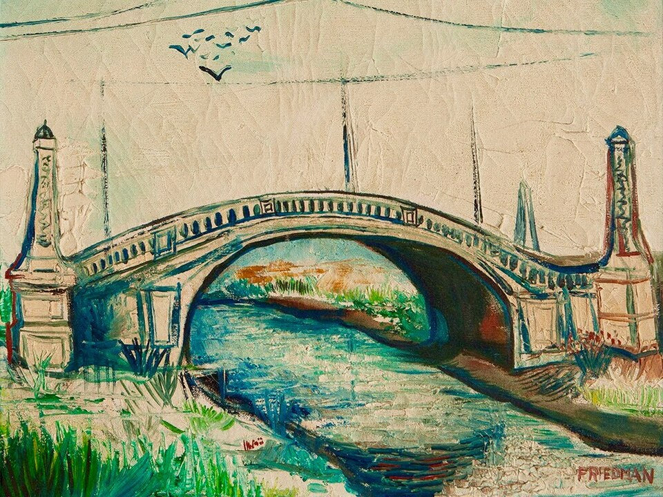 Arnold Friedman The Viaduct - Canvas Print