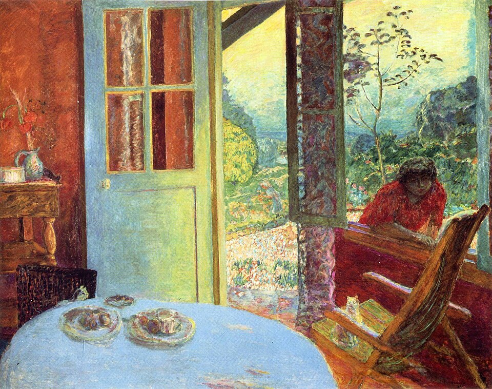 Pierre Bonnard Dining Room in the Country - Canvas Print