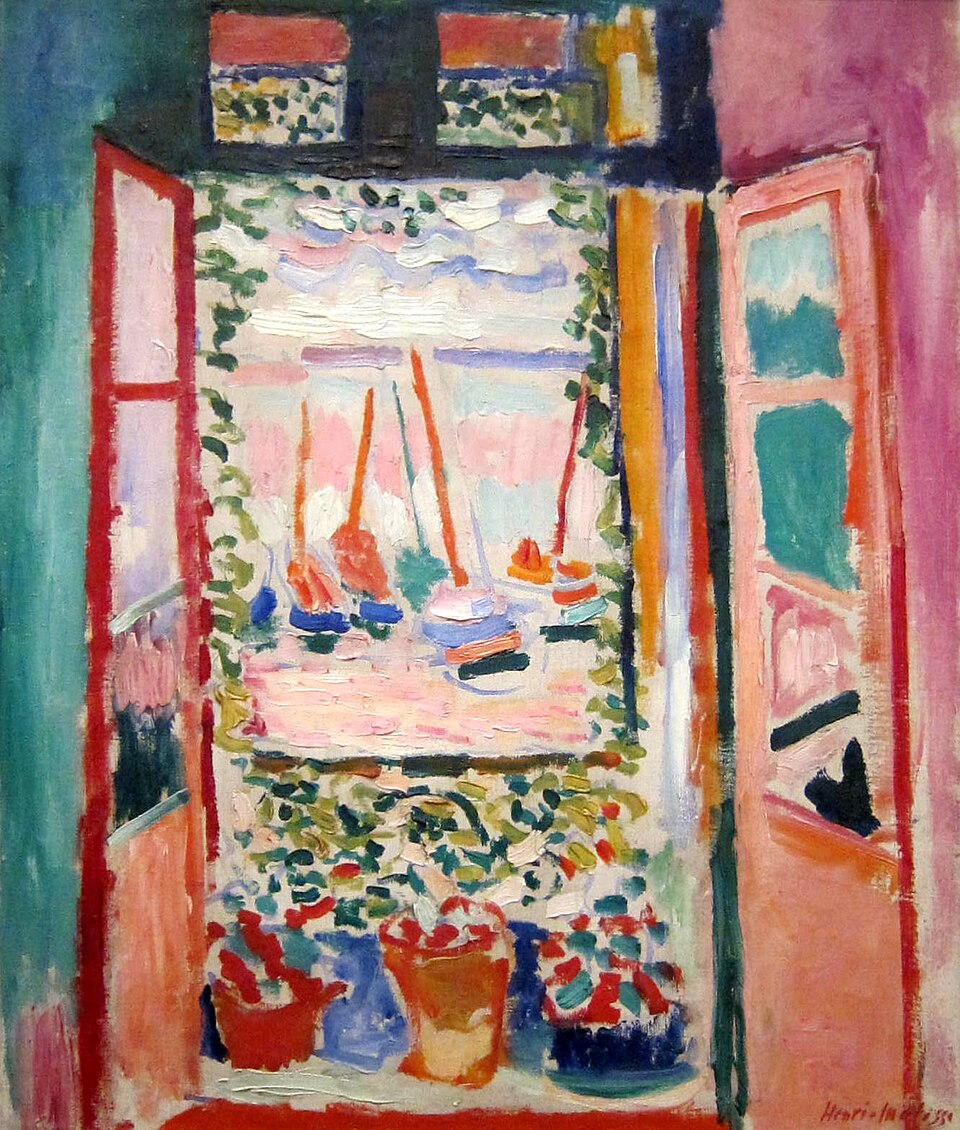 Henri Matisse The Open Window - Canvas Print