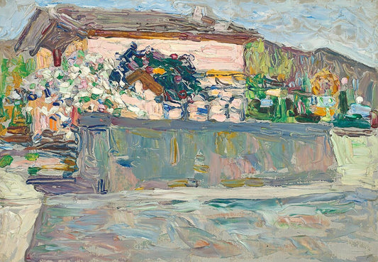 Wassily Kandinsky Spring, Vicinity of Augsburg - Canvas Print