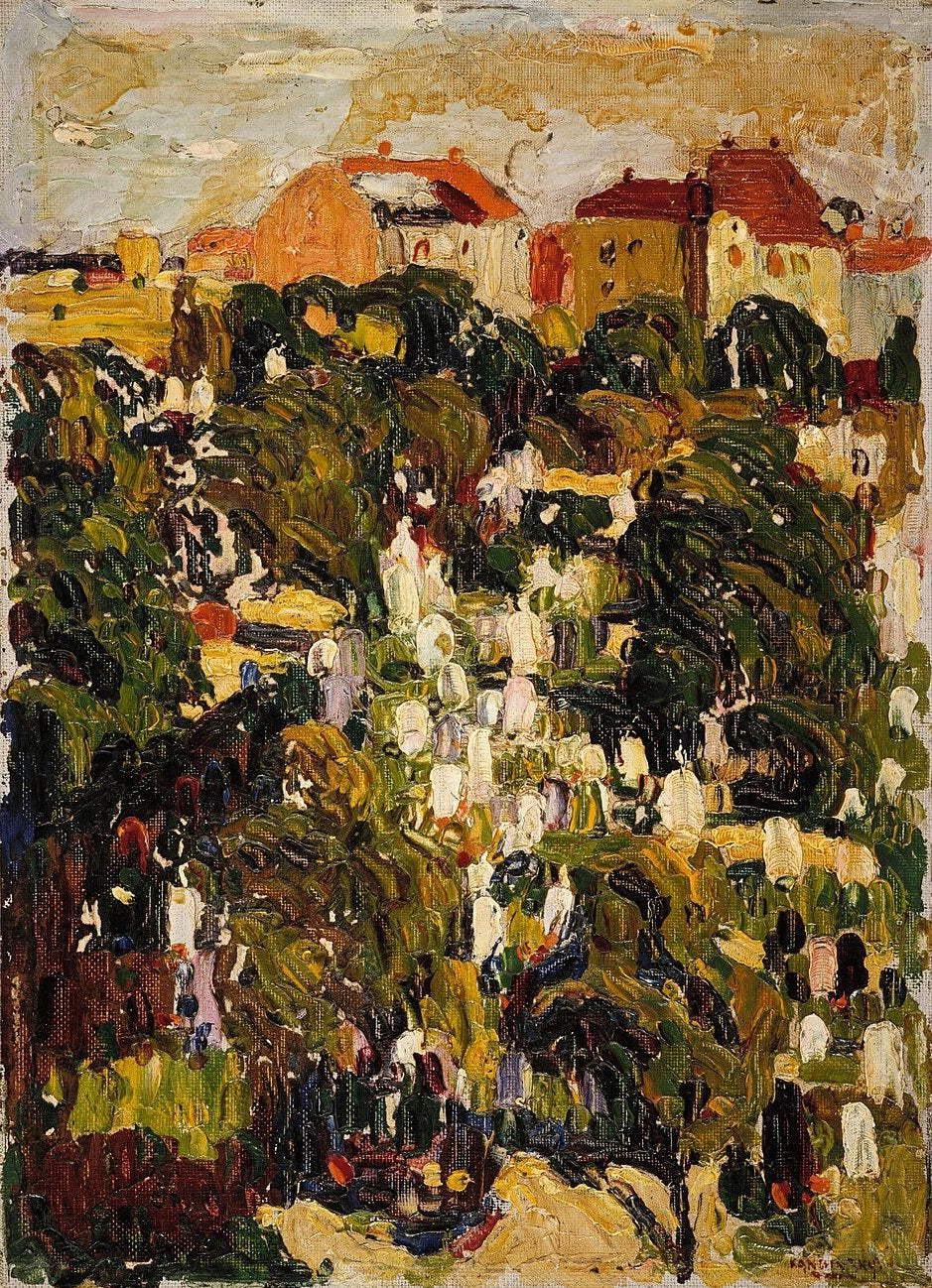 Wassily Kandinsky Munich, North Cemetery - Canvas Print