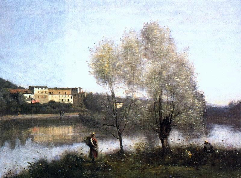  Jean-Baptiste-Camille Corot Ville d'Avray - Canvas Print