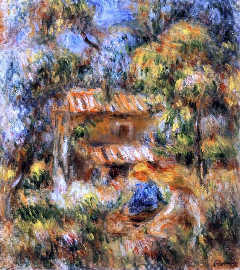  Pierre Auguste Renoir Cagnes Landscape - Canvas Print