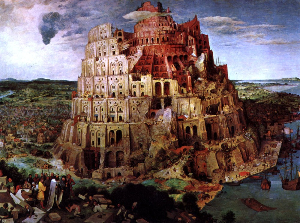  The Elder Pieter Bruegel The Tower of Babel - Canvas Print