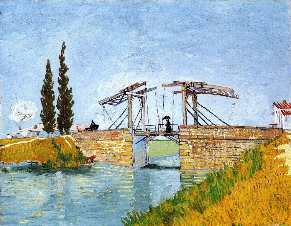  Vincent Van Gogh The Langlois Bridge - Canvas Print