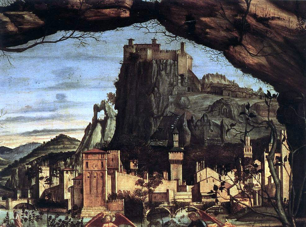  Vittore Carpaccio Holy Conversation [detail: 1] - Canvas Print