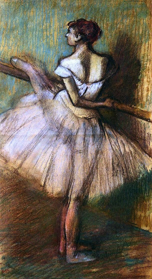  Edgar Degas Dancer at the Barre - Canvas Print