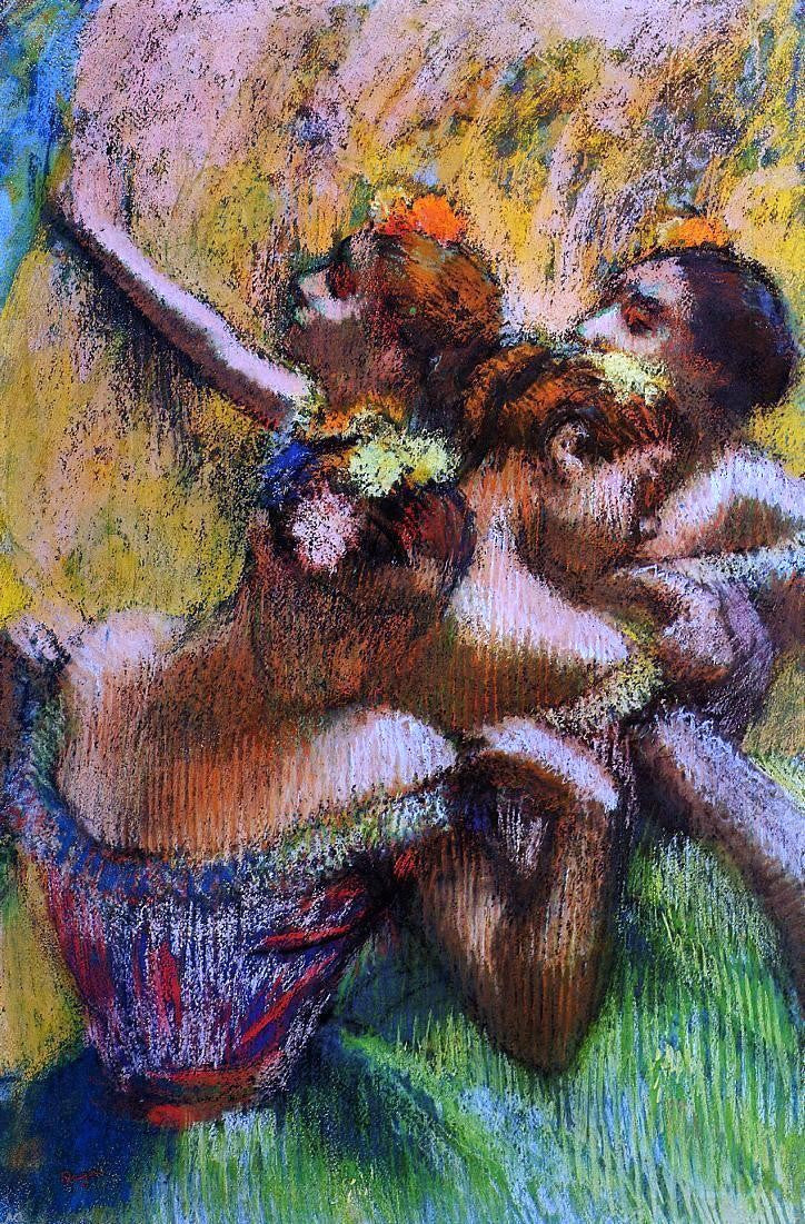  Edgar Degas Four Dancers - Canvas Print