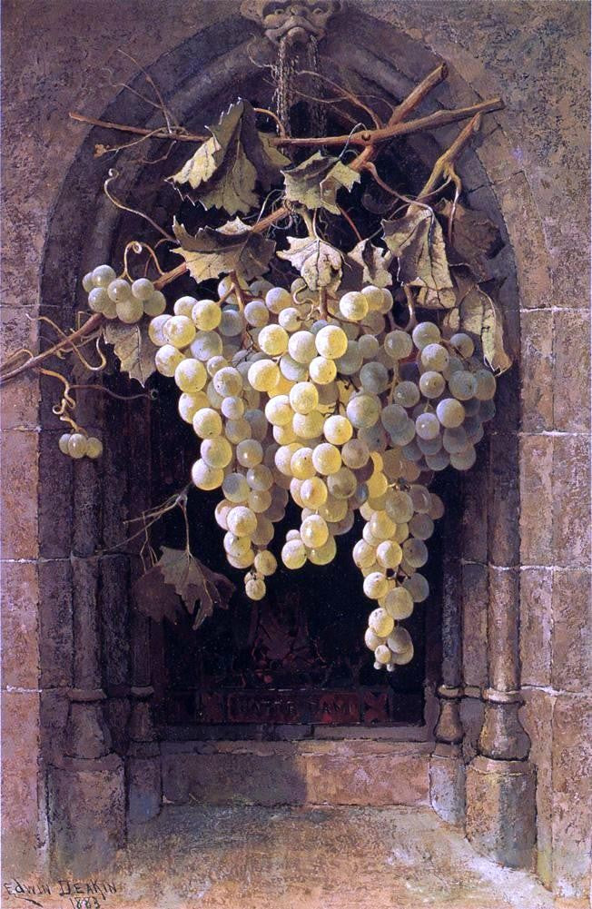  Edwin Deakin Grapes - Canvas Print