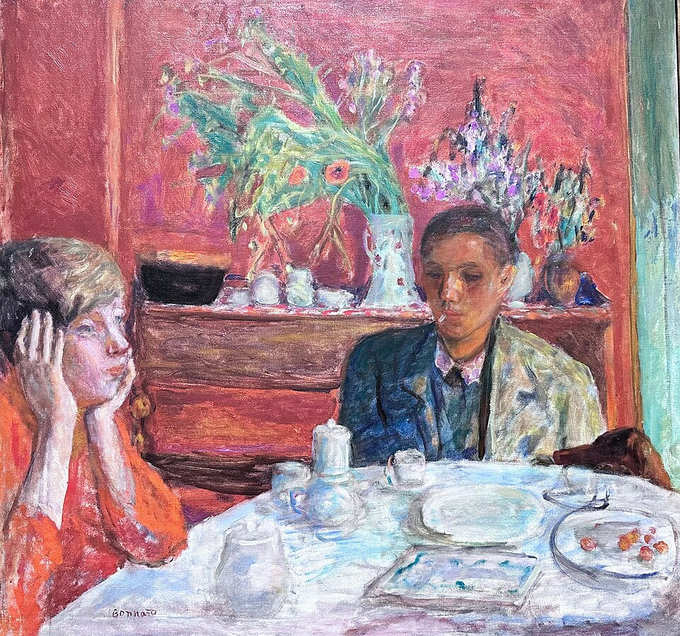 Pierre Bonnard The Dessert - Canvas Print