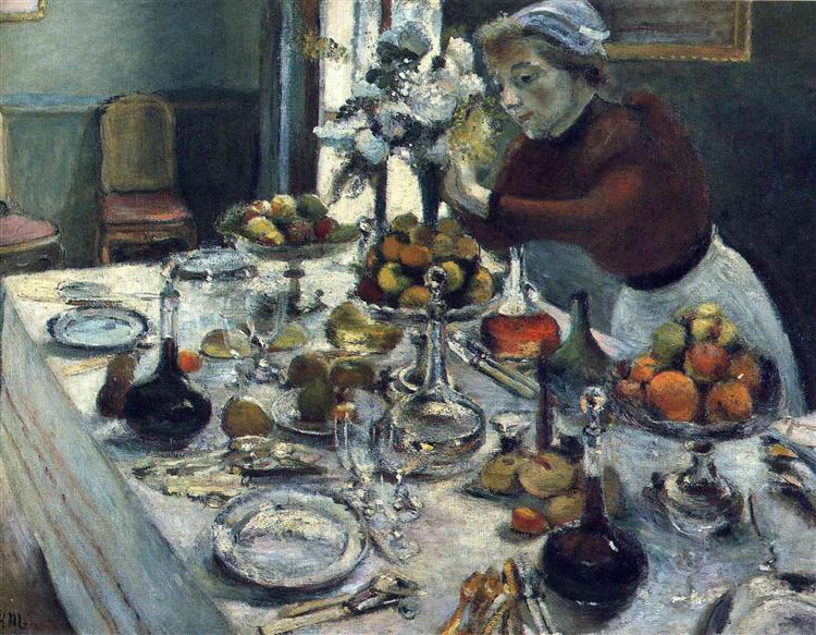 Henri Matisse The Dinner Table - Canvas Print