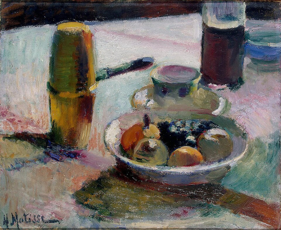 Henri Matisse Fruit and Coffee-Pot - Canvas Print
