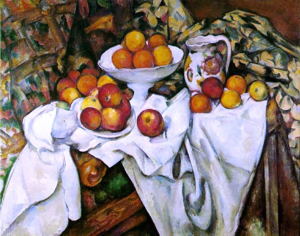  Paul Cezanne Apples and Oranges - Canvas Print