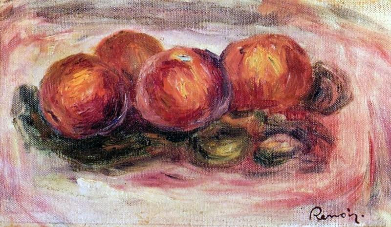  Pierre Auguste Renoir Peaches and Almonds - Canvas Print