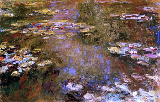  Claude Oscar Monet The Water-Lily Pond - Canvas Print