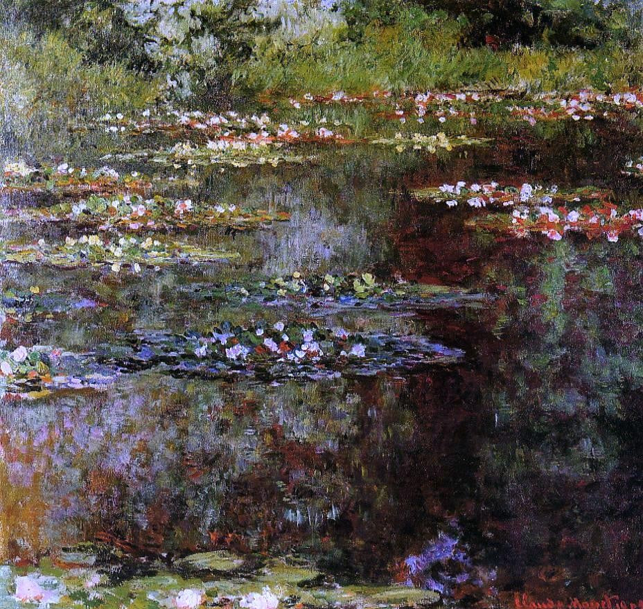  Claude Oscar Monet Water-Lilies - Canvas Print