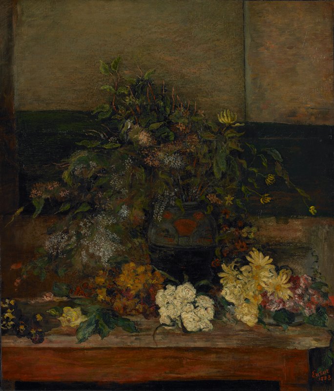 James Ensor Meadow Flowers - Canvas Print