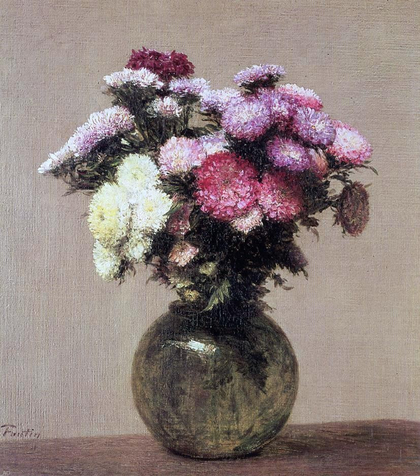  Henri Fantin-Latour Daisies - Canvas Print