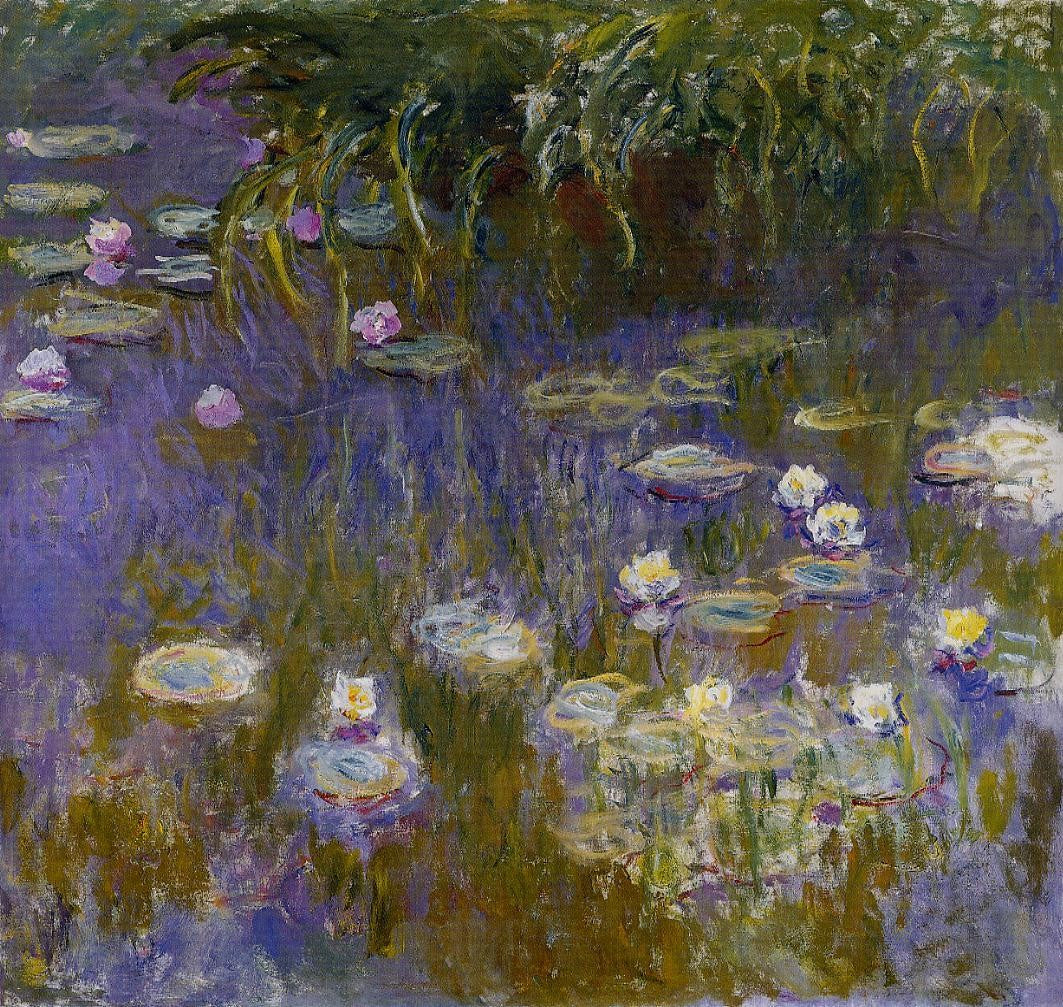  Claude Oscar Monet Water Lilies - Canvas Print