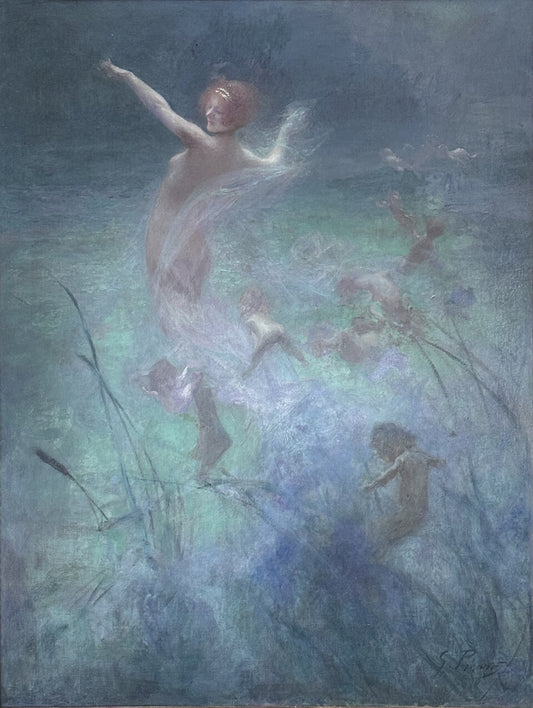 Georges Picard Nymphe Dansant - Canvas Print