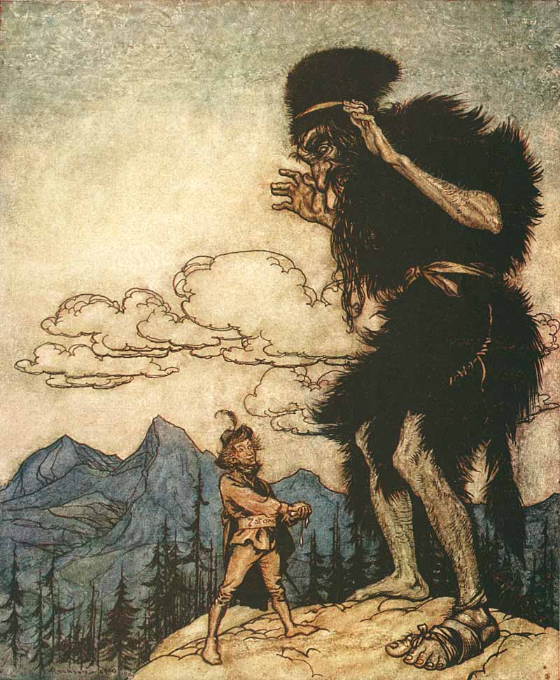 Arthur Rackham The Valiant Little Tailor - Canvas Print