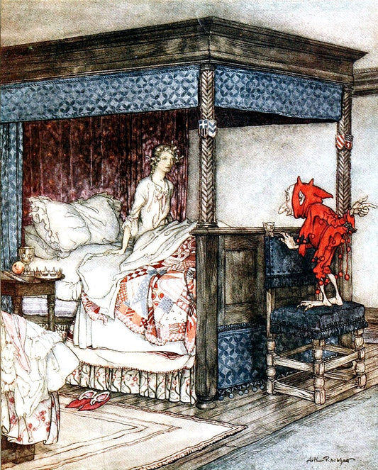 Arthur Rackham O waken, Waken, Burd Isbel - Canvas Print