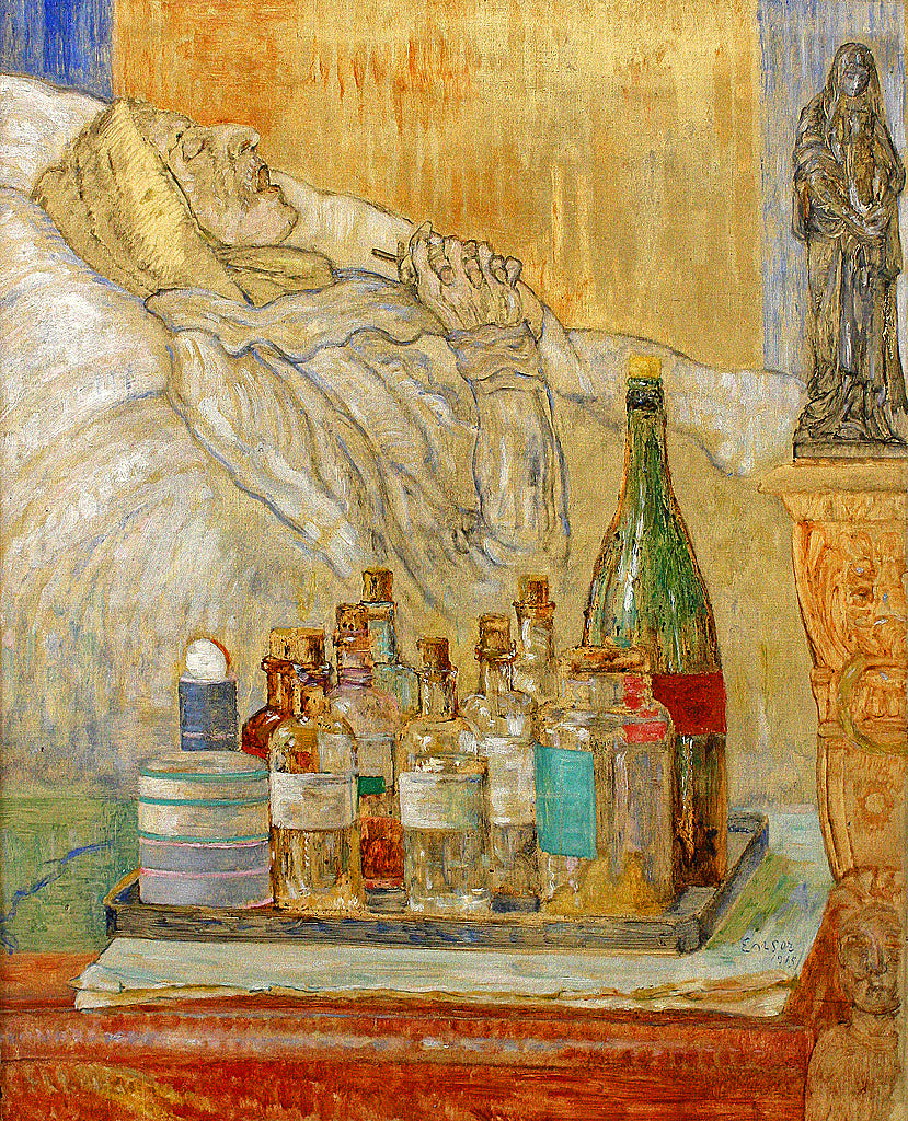 James Ensor My Dead Mother - Canvas Print