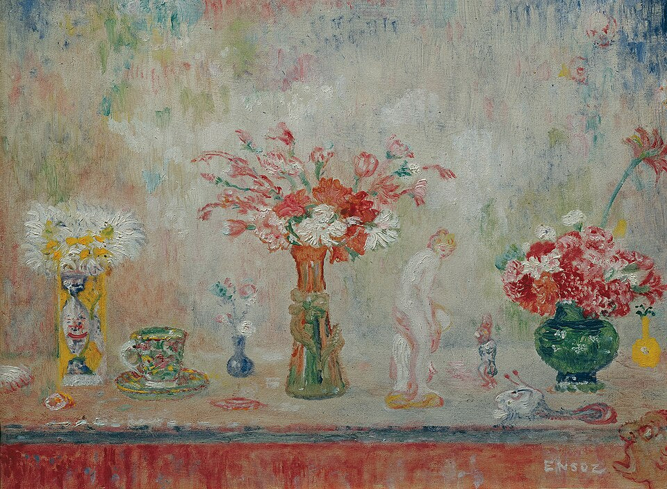 James Ensor Fantastic Still Life - Canvas Print