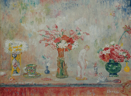 James Ensor Fantastic Still Life - Canvas Print